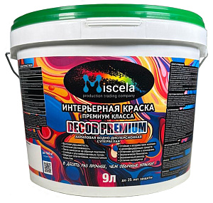 Интерьерная краска премиум класса DECOR PREMIUM 